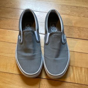 Gray Slip-On Vans